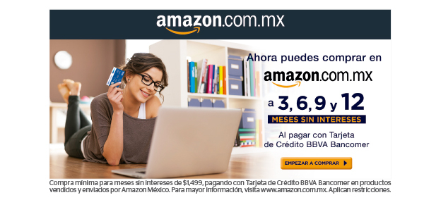 Amazon Y Meses Sin Intereses Con Tarjetas De Cr Dito Bancomer Promodescuentos