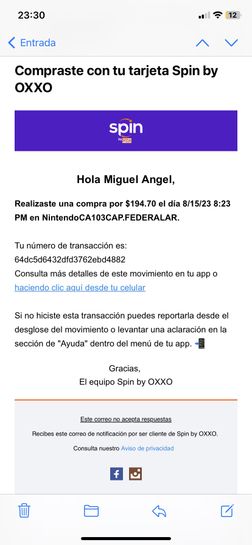 COMO COMPRAR EN LA NINTENDO ESHOP DE ARGENTINA con la tarjeta SPIN de OXXO  - agosto 2023 FUNCIONANDO 