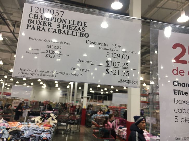 Costco Champion B xers para Caballero 5 piezas promodescuentos