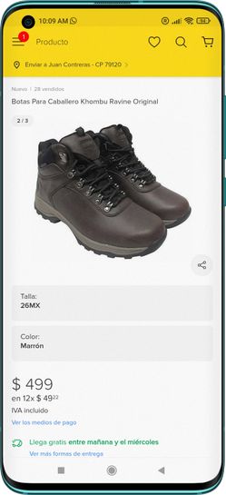 COSTCO Khombu, Botas Tipo Hiker para Caballero - promodescuentos.com