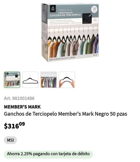 50 ganchos para colgar ropa, ganchos extensores de metal para perchas de  terciopelo, ganchos de plástico y madera para ahorrar espacio (dorado, 50