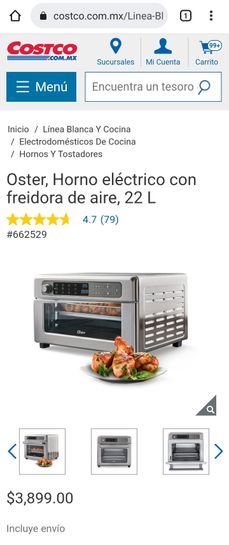Sam's Club: Oster, Horno Eléctrico con Freidora de Aire, 22 litros -  promodescuentos.com