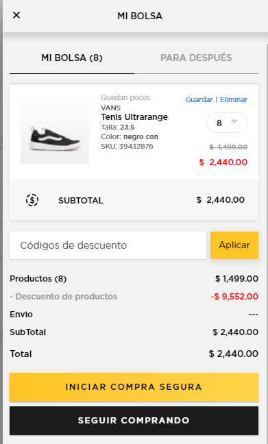 ofertas de tenis vans