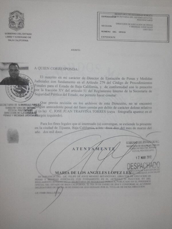 Carta De Antecedentes No Penales Hidalgo Requisitos - m 