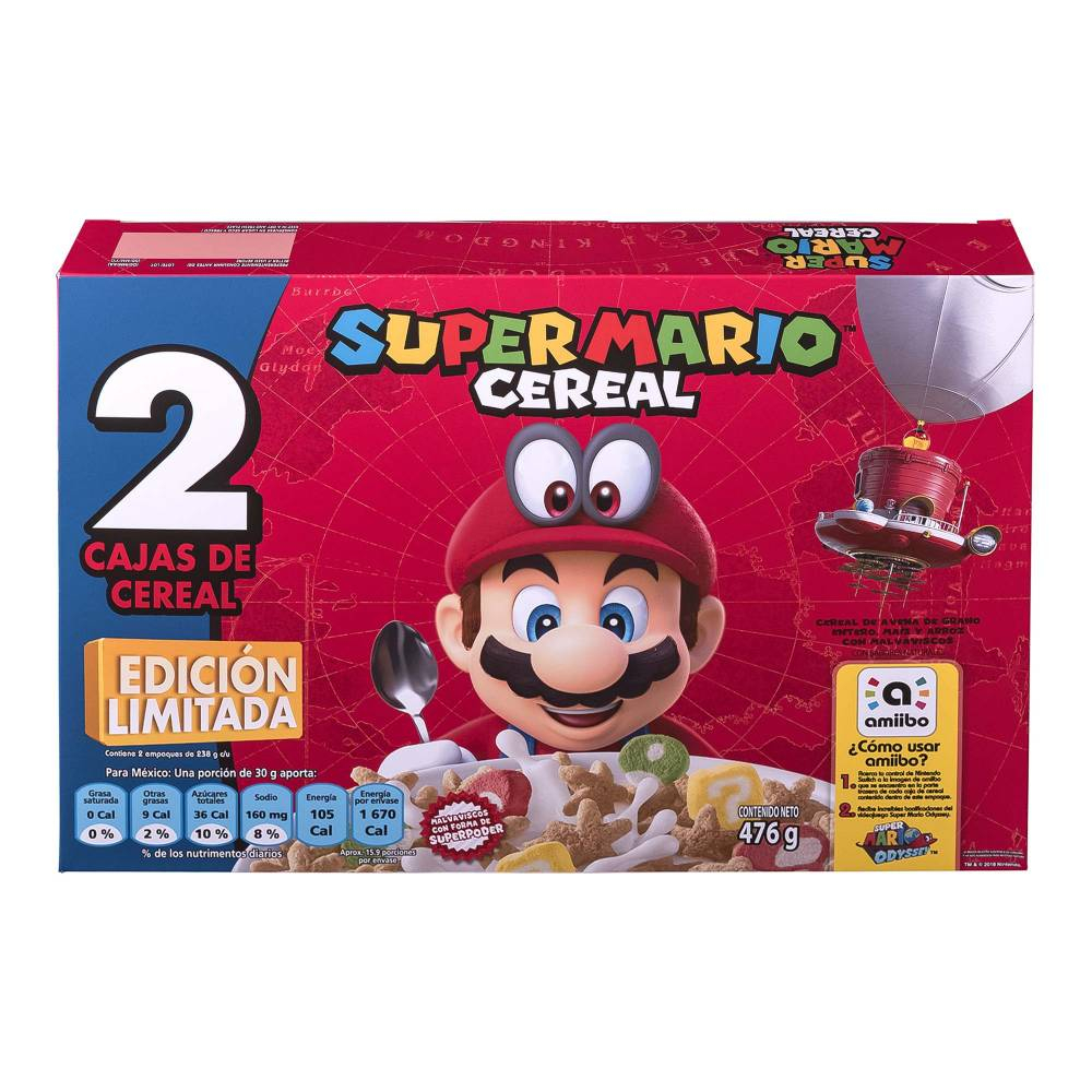El cereal de Super Mario ¡Ya está en México! Campeche HOY