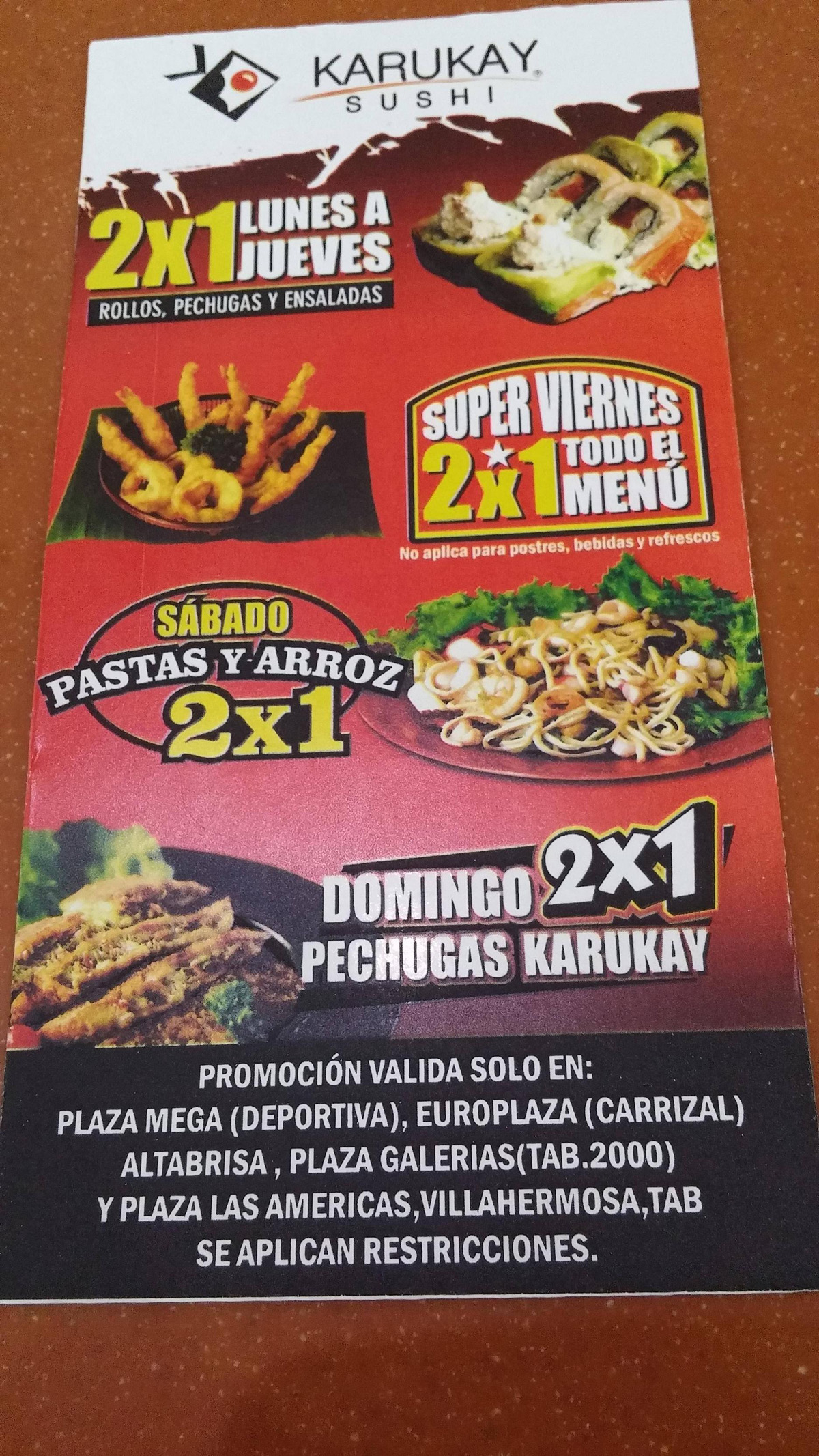 Promociones En Karukay Sushi Tabasco Promodescuentos Com