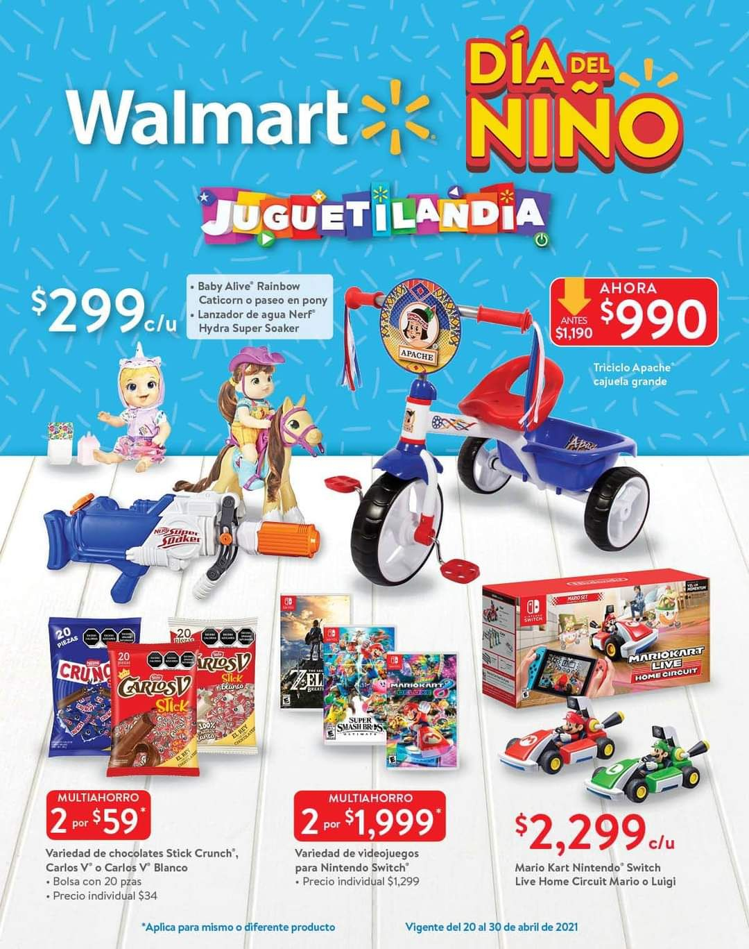 Walmart: Folleto de Ofertas "Día del Niño" al Viernes 30 ...