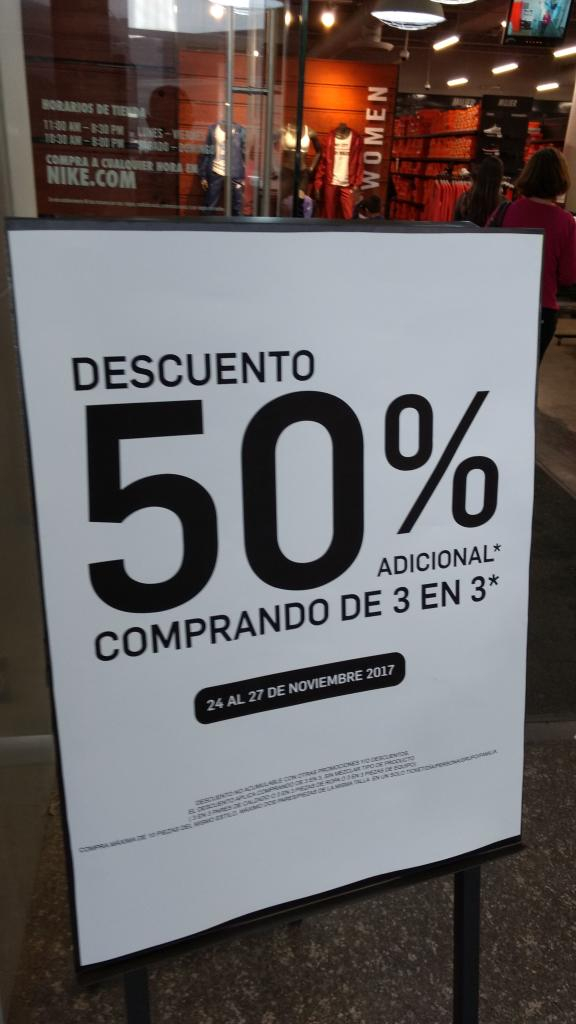 Nike Outlet Citadella San Luis Potosí: 50 por ciento comprado 3 articulos -  promodescuentos.com