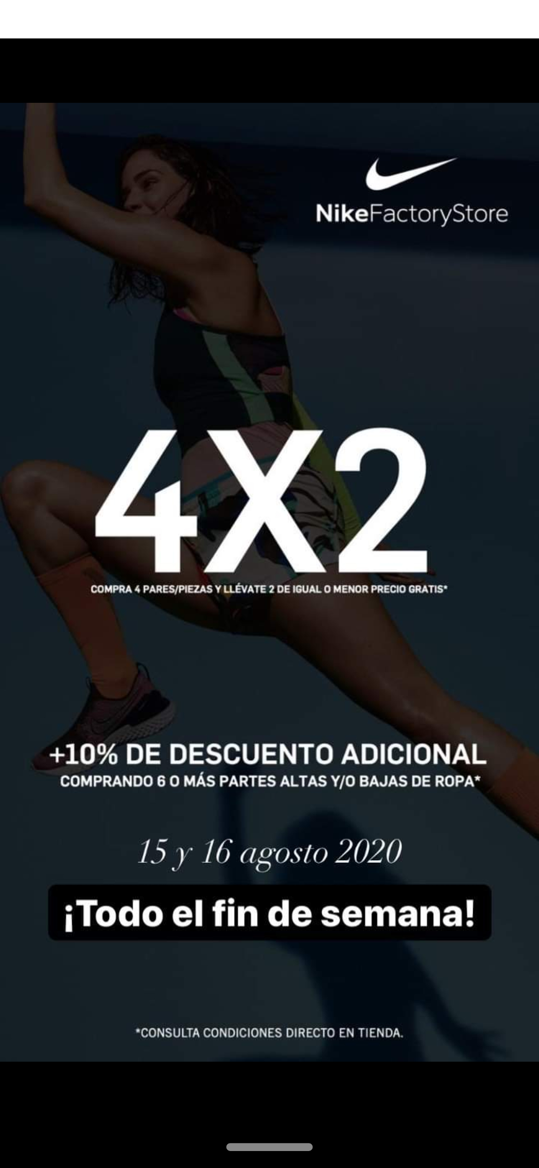 Nike Factory Store: 4*2 - promodescuentos.com