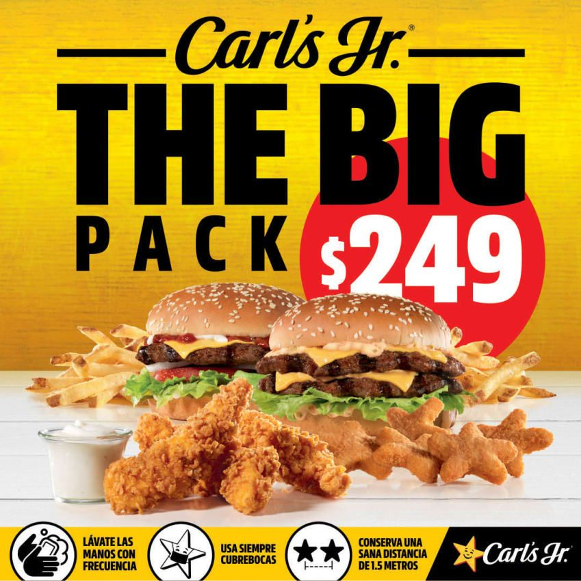 Ofertas en Carl's Jr » promociones y descuentos febrero 2021