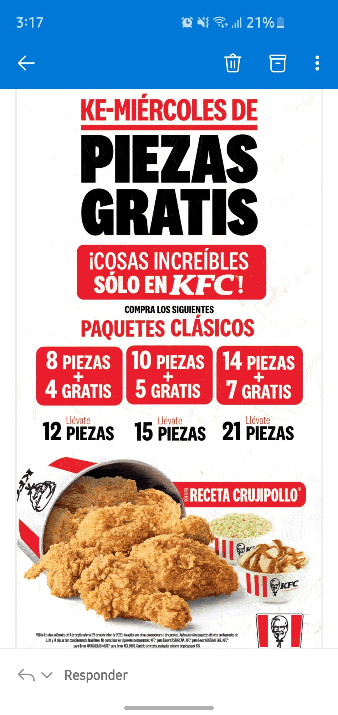 Ofertas en KFC » promociones y descuentos diciembre 2020