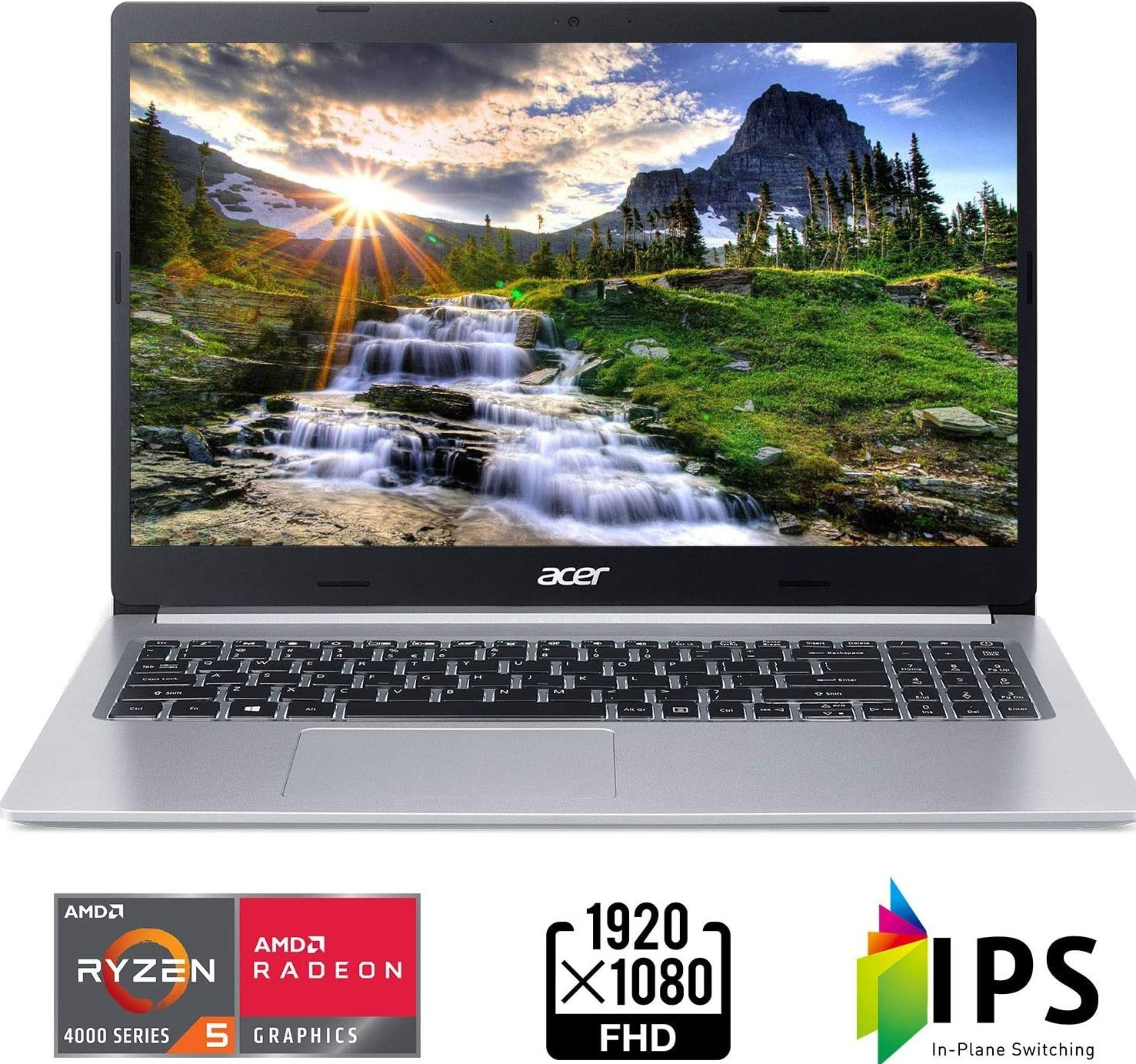 Amazon: Acer Aspire 5, AMD Ryzen 3 4300U 4GB DDR4, 128GB NVMe, WiFi 5, Lector de Huellas Dactilares