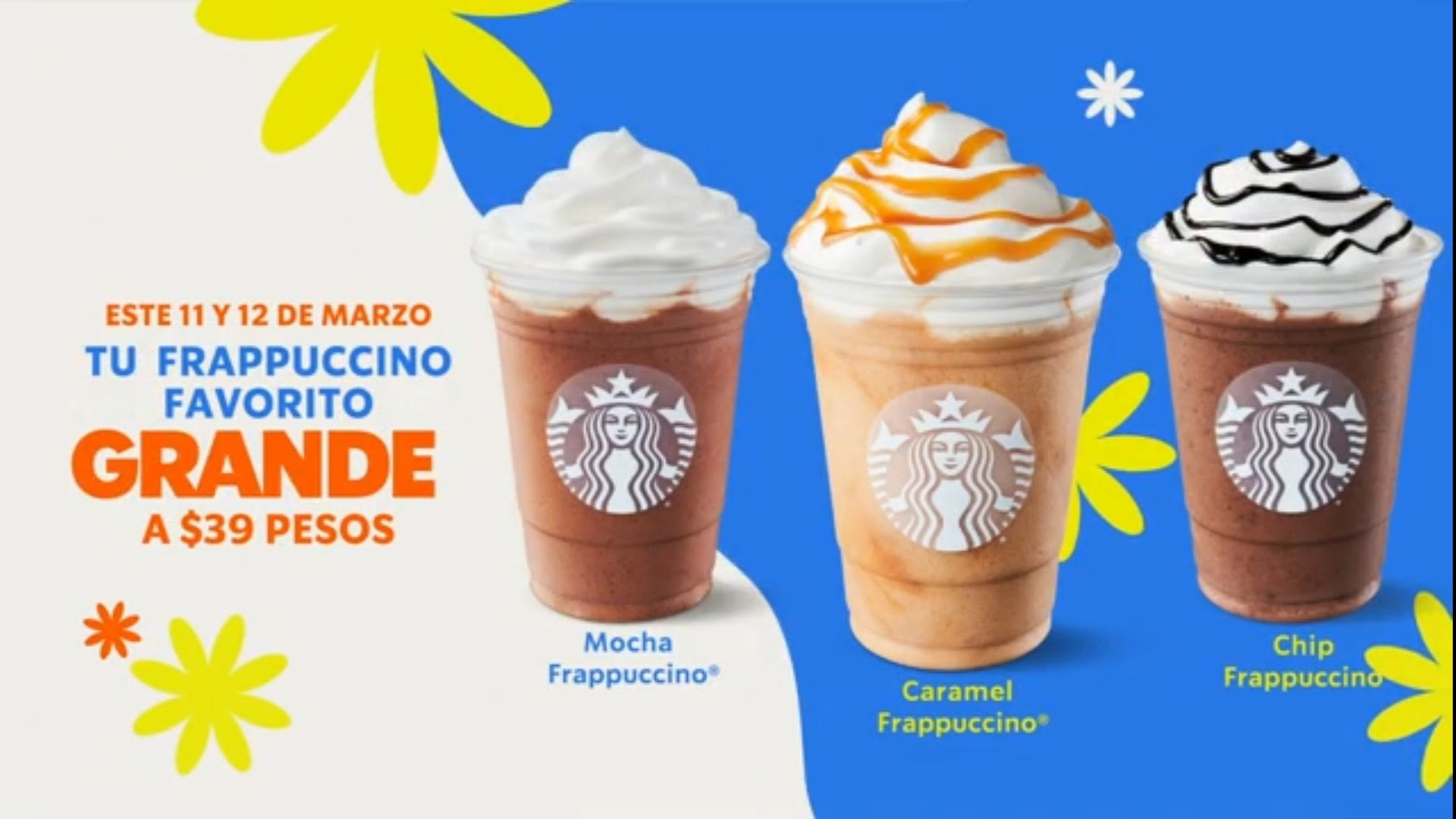Starbucks Frappuccino Grande a $39