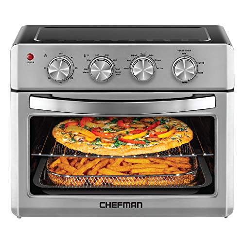 Amazon - Horno Freidora de Aire de 25 Litros | Chefman | Acero Inoxidable