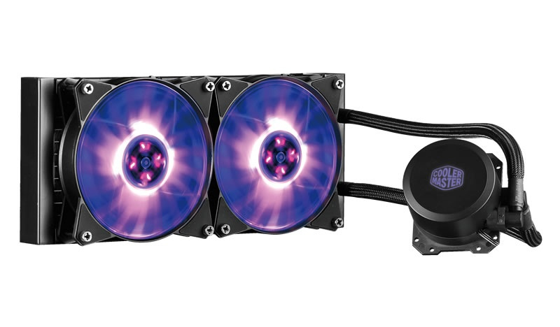 CyberPuerta: Cooler Master MasterLiquid ML240L RGB Enfriamiento Liquido para CPU, 2x 120mm