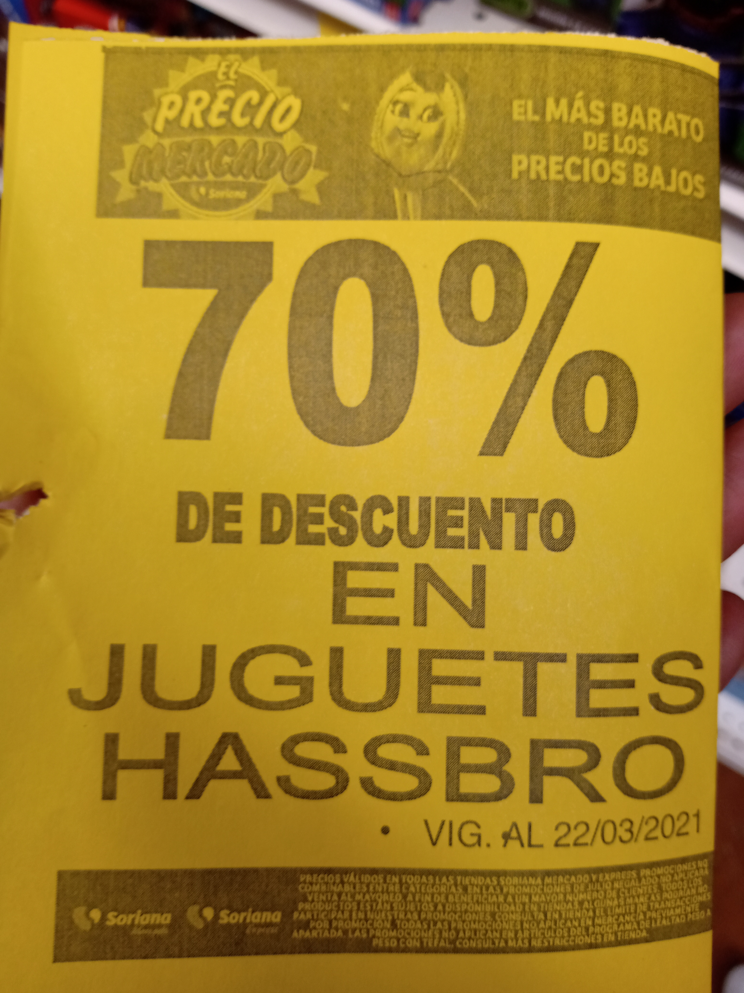 Soriana Mercado: Juguetes Hasbro 70% de descuento