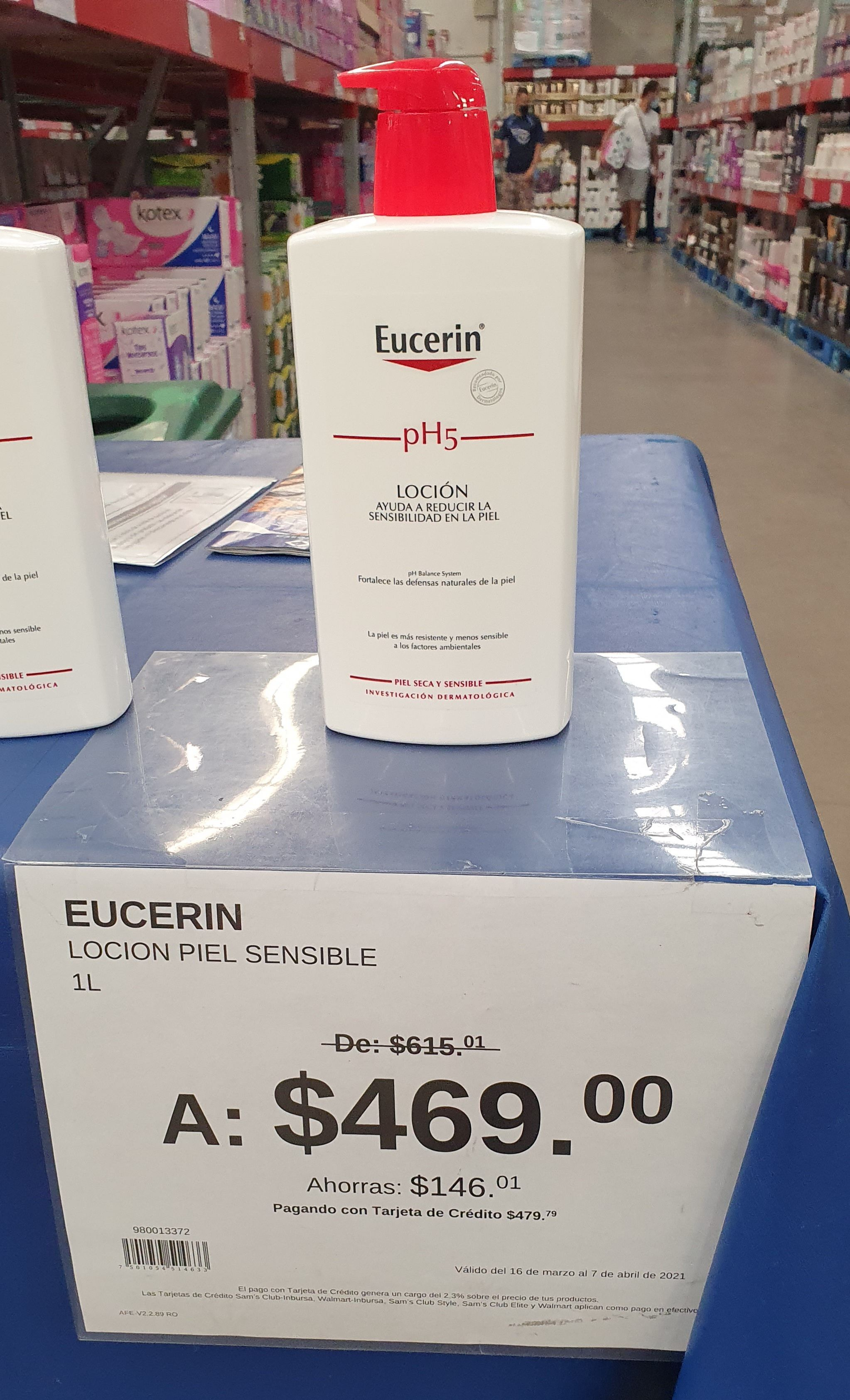 Sam's club Eucerin 1 litro