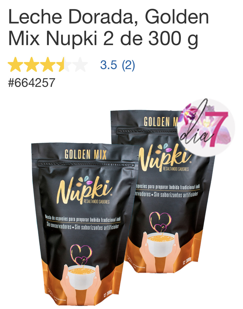 Costco: Leche Dorada, Golden Mix Nupki 2 de 300 g. Ahorra $70.00 hoy