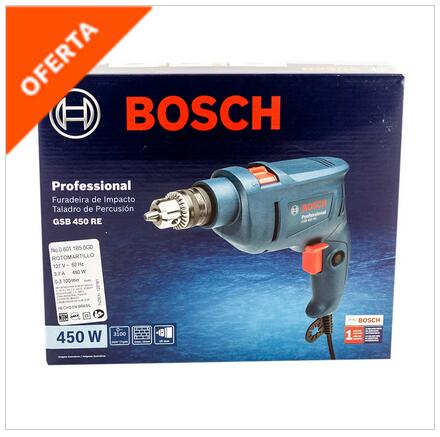 La Comer: TALADRO ROTOMARTILLO 3/8" 450W BOSCH