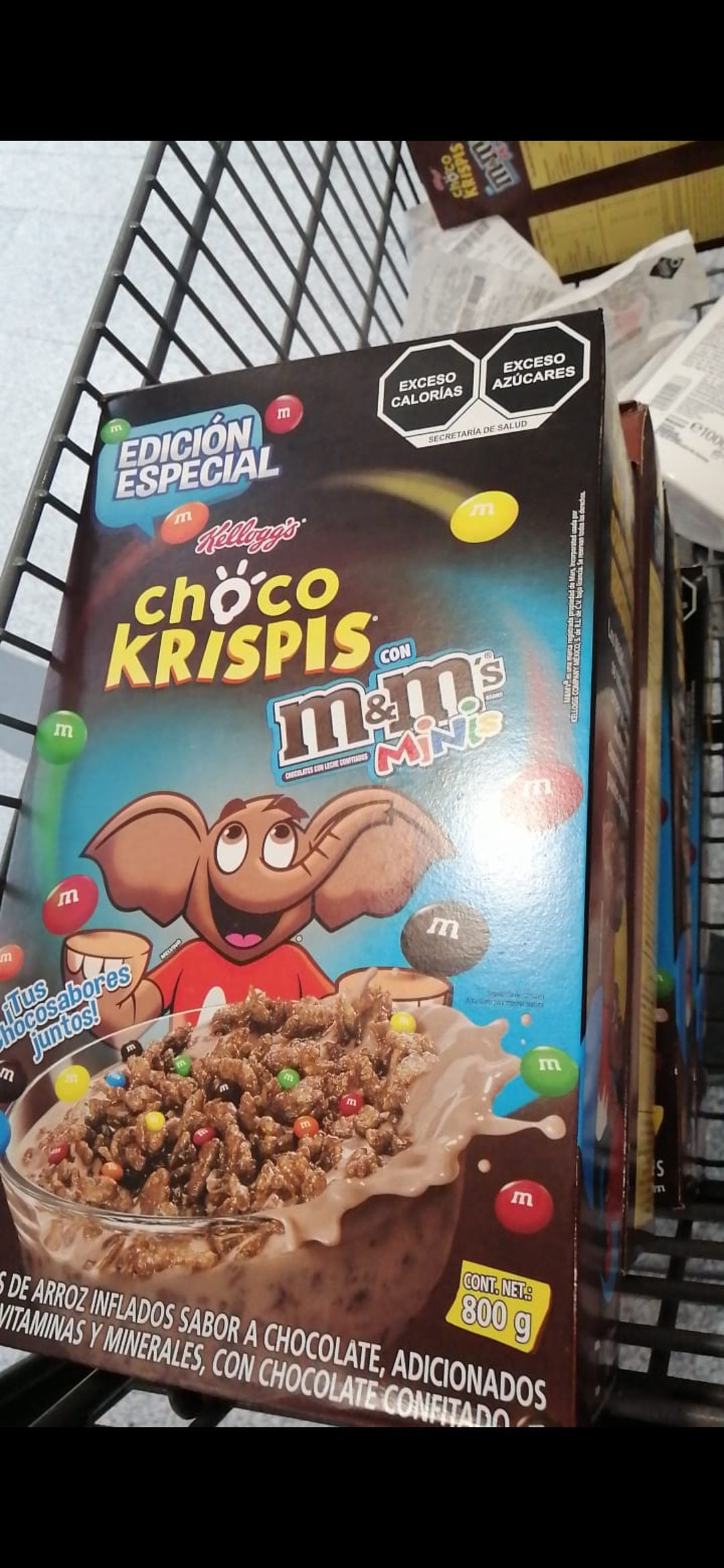 Sam's Club El Rosario: Choco Krispis con M & M's 800 gr.