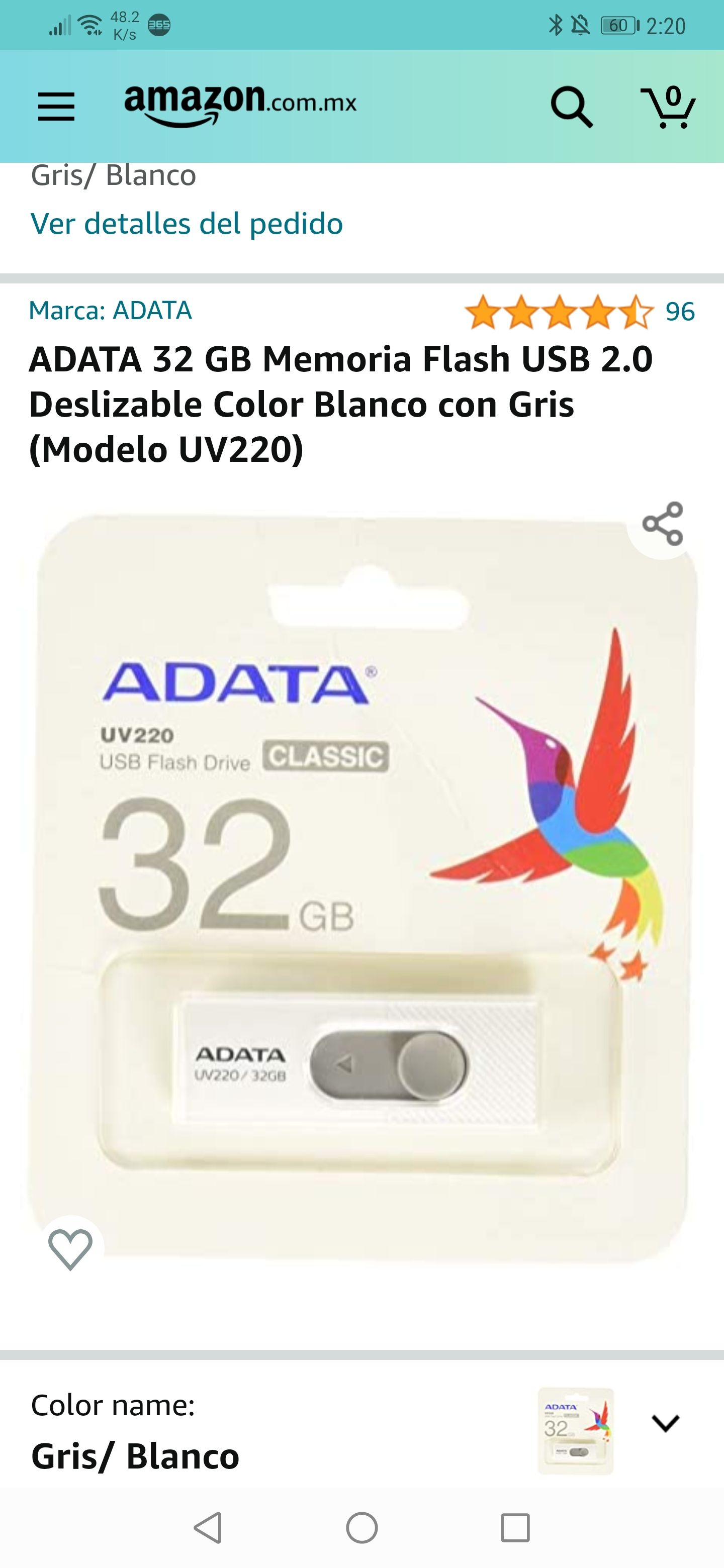 Amazon: memoria USB Adata 32 GB 2.0