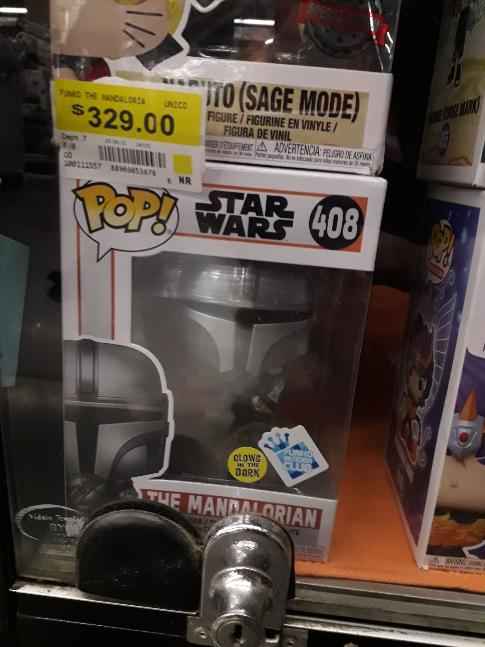 Bodega Aurrera Córdoba Veracruz: Funko Pop The mandalorian Glow