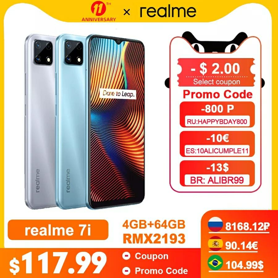 AliExpress: REALME 7i Versión Global