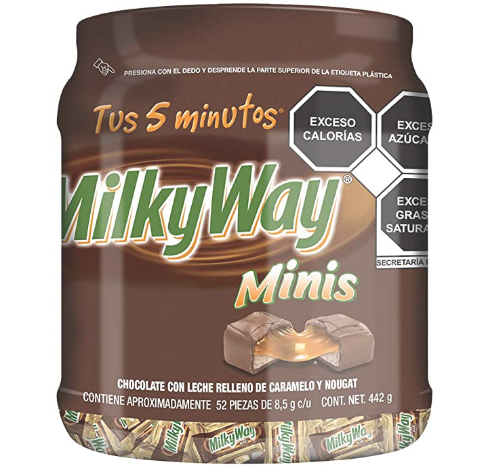 Amazon: Milky Way Mini 442g, TOMATE TUS 5 MINUTOS MILKY WEY