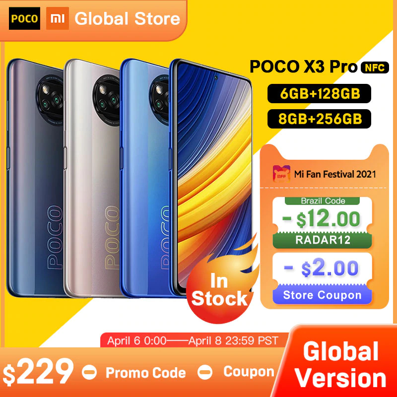 AliExpress: Poco X3 Pro 6GB 128GB con envío incluido