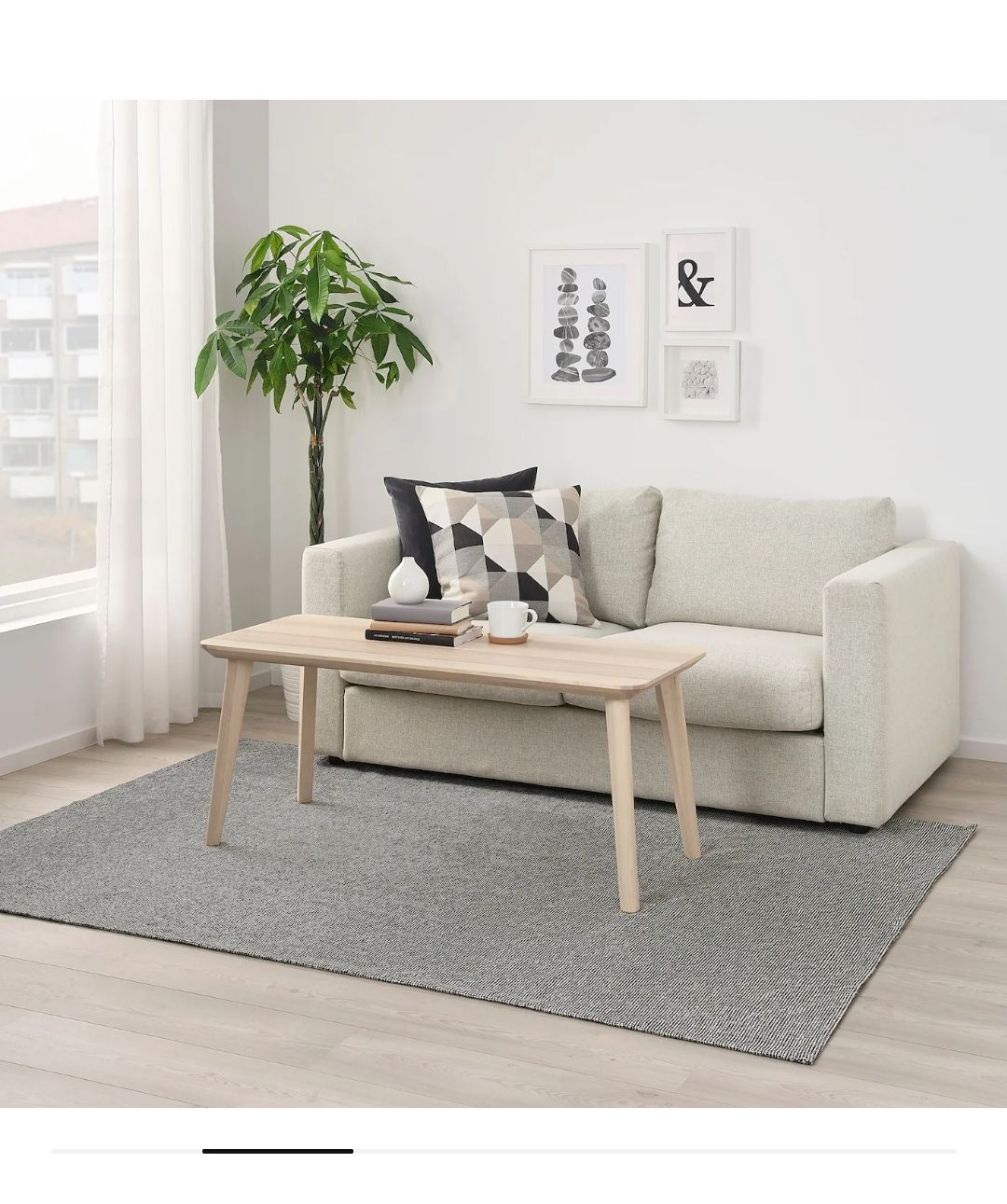 IKEA: Tapete natural/hueso 120x180 cm de $999 a $299