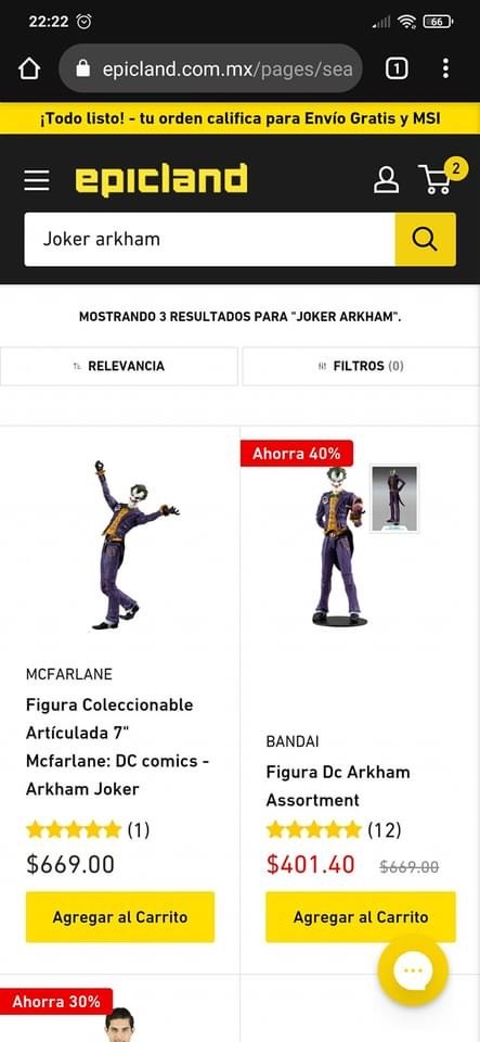 Epicland: Descuentos en figuras de Batman, Star Wars, etc