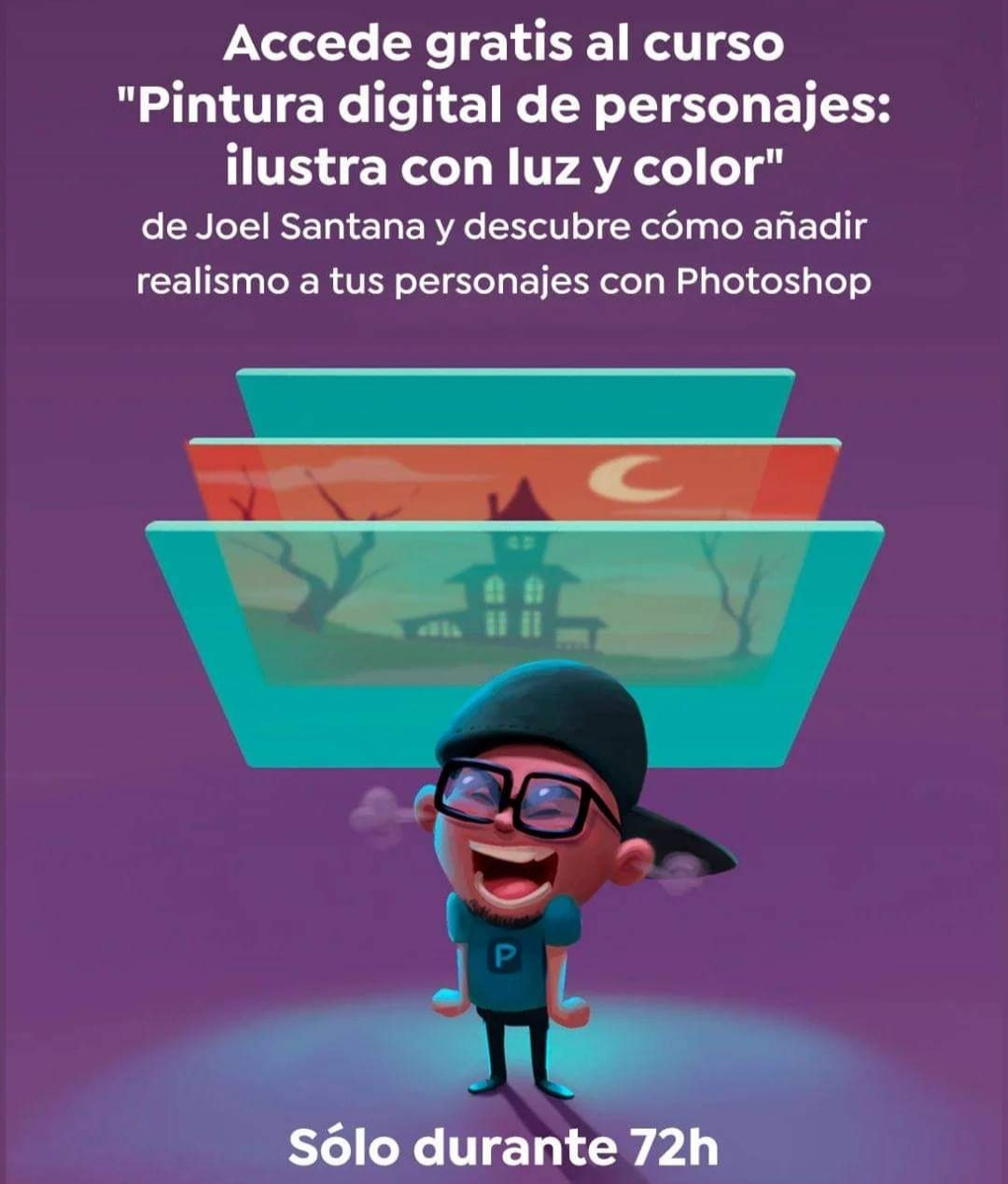 Curso domestika ABIERTO Pintura digital de personajes: ilustra con luz