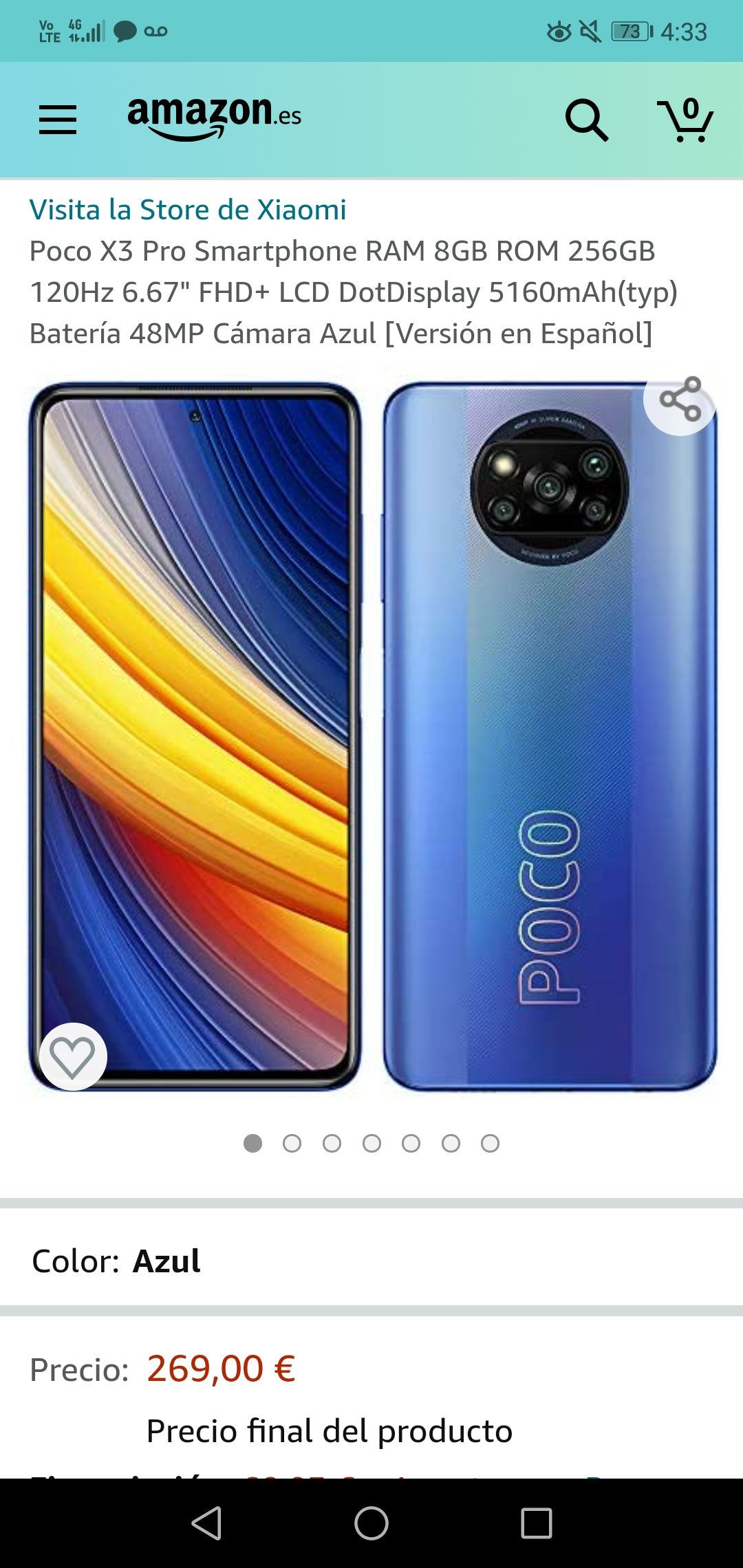 Amazon espana poco x3 pro 8 /256 - promodescuentos.com