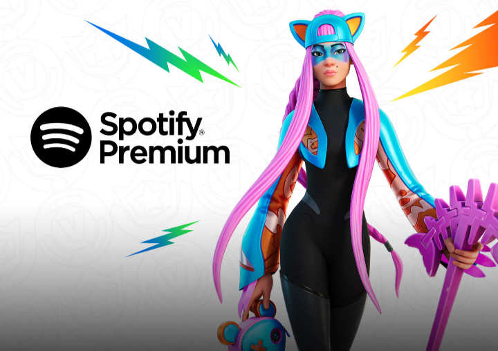 Primeros 3 meses de Spotify Premium GRATIS con Fortnite Crew