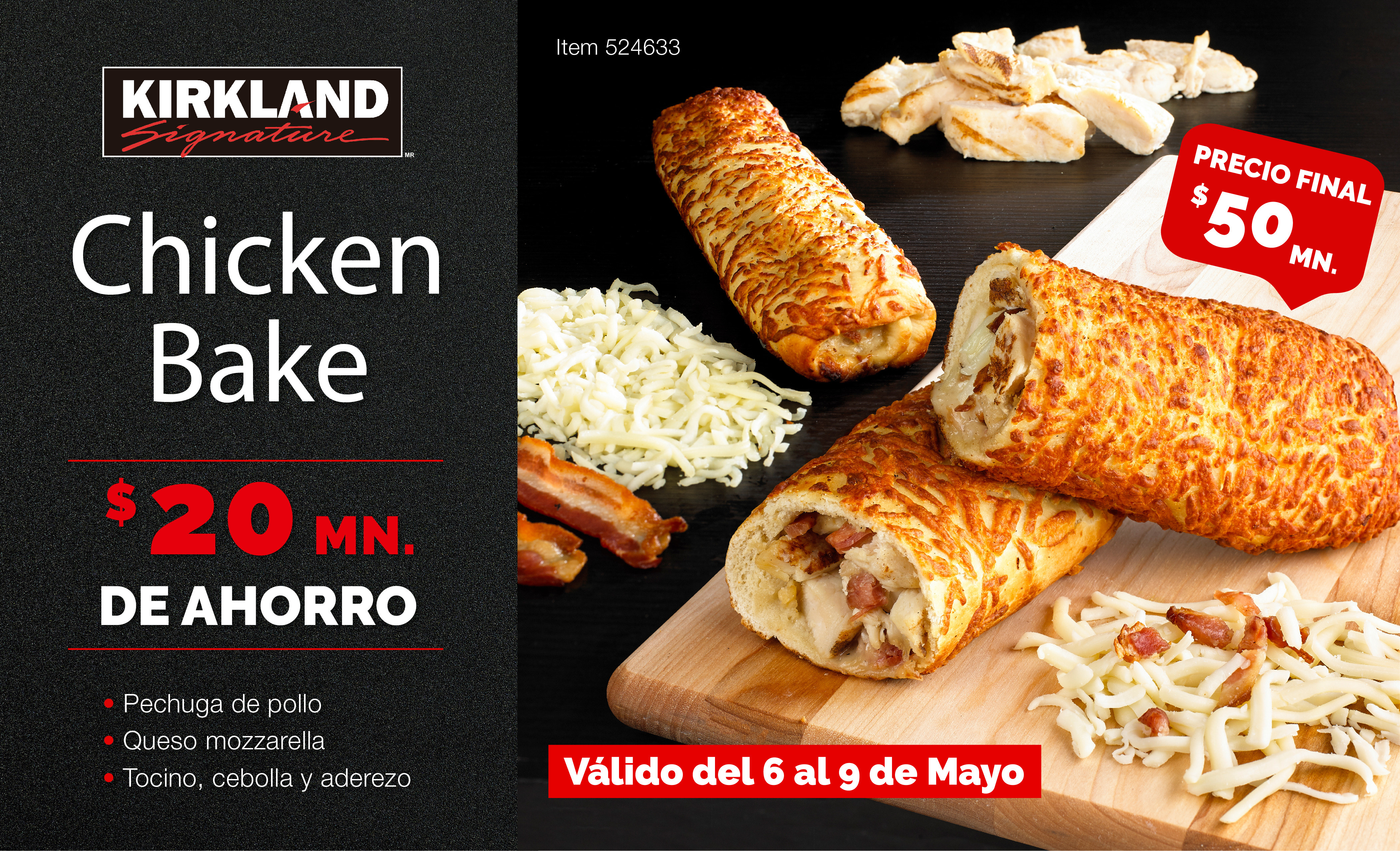 Costco: Chicken bake pa los que no nos echan lonche