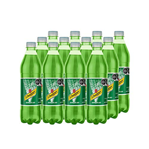 Amazon: Schweppes, Ginger Ale 600 Ml, Botella Pet, 12 Piezas