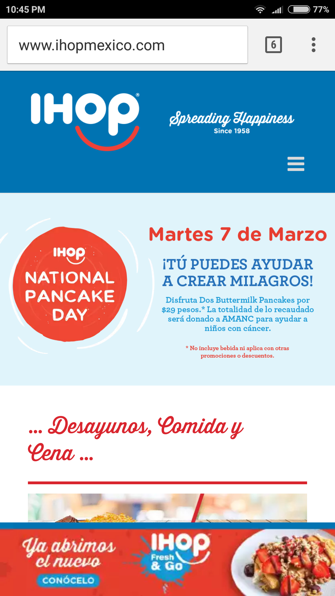 Ofertas en IHOP » promociones y descuentos enero 2019 