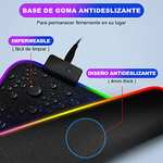 Amazon: LISAPRO Alfombrilla de ratón Luminosa LED ,
