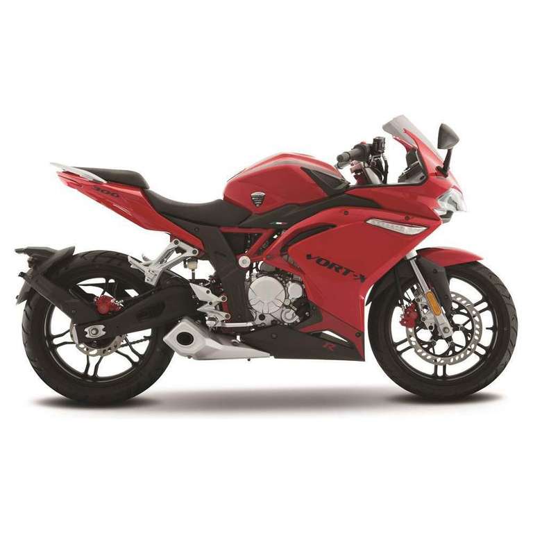 Tienda Italika: Motocicleta Deportiva Italika Vort-X 300R Roja con Negro