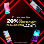 Bodega Aurrerá: 20% de bonificación en celulares (en línea con cualquier tipo de pago • tienda física pagando con cashi)