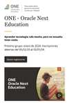 ONE - Oracle Next Education - 100% Gratis