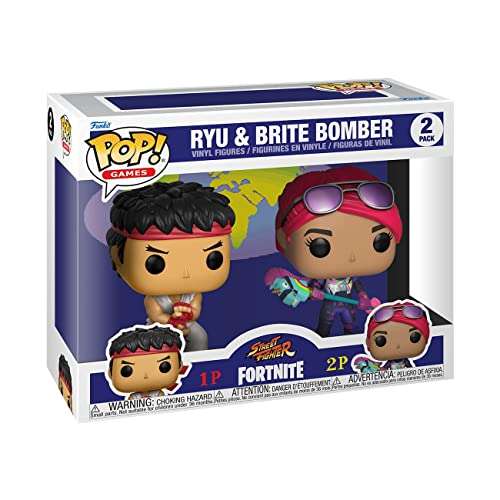 Amazon: Funko Pop: Fortnite - Ryu and Brite Bomber (2 pack)
