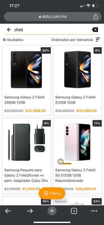 Doto: Samsung Galaxy Zfold 4 a un Super precio