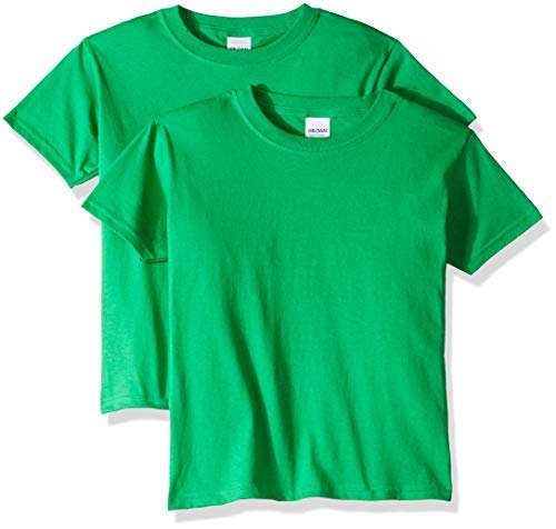 Amazon: Gildan Playera de algodón Pesado Paquete de 2 Camiseta para niños Unisex talla m- | Envío prime