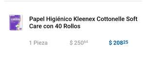 Sam's Club: Papel Higiénico Kleenex Cottonelle 40 rollos | precio agregando al carrito