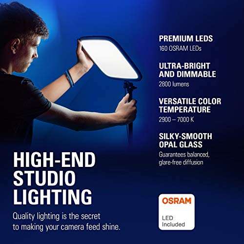 Amazon: KEY LIGHT ELGATO PANEL ILUMINACION LED PROF 2500LUM METAL 10GAK9901