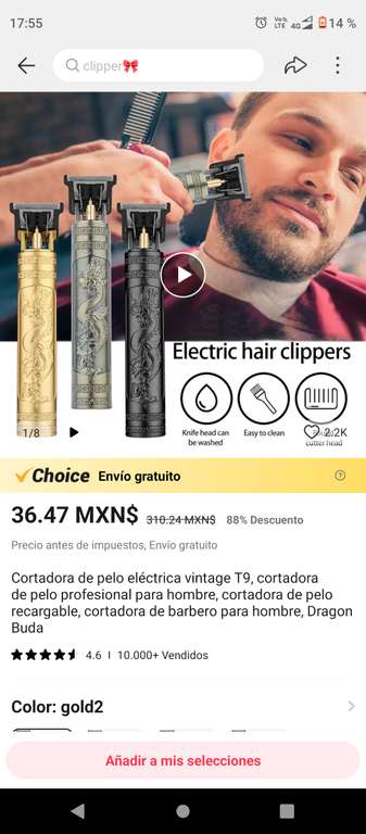 AliExpress - Cortadora de cabello y más ofertas