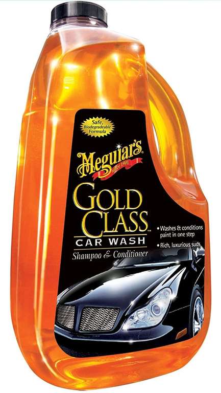 Amazon: Meguiar 's oro clase para lavado de coche, Champú y acondicionador para lavar carro, 64 oz (1.81 k)