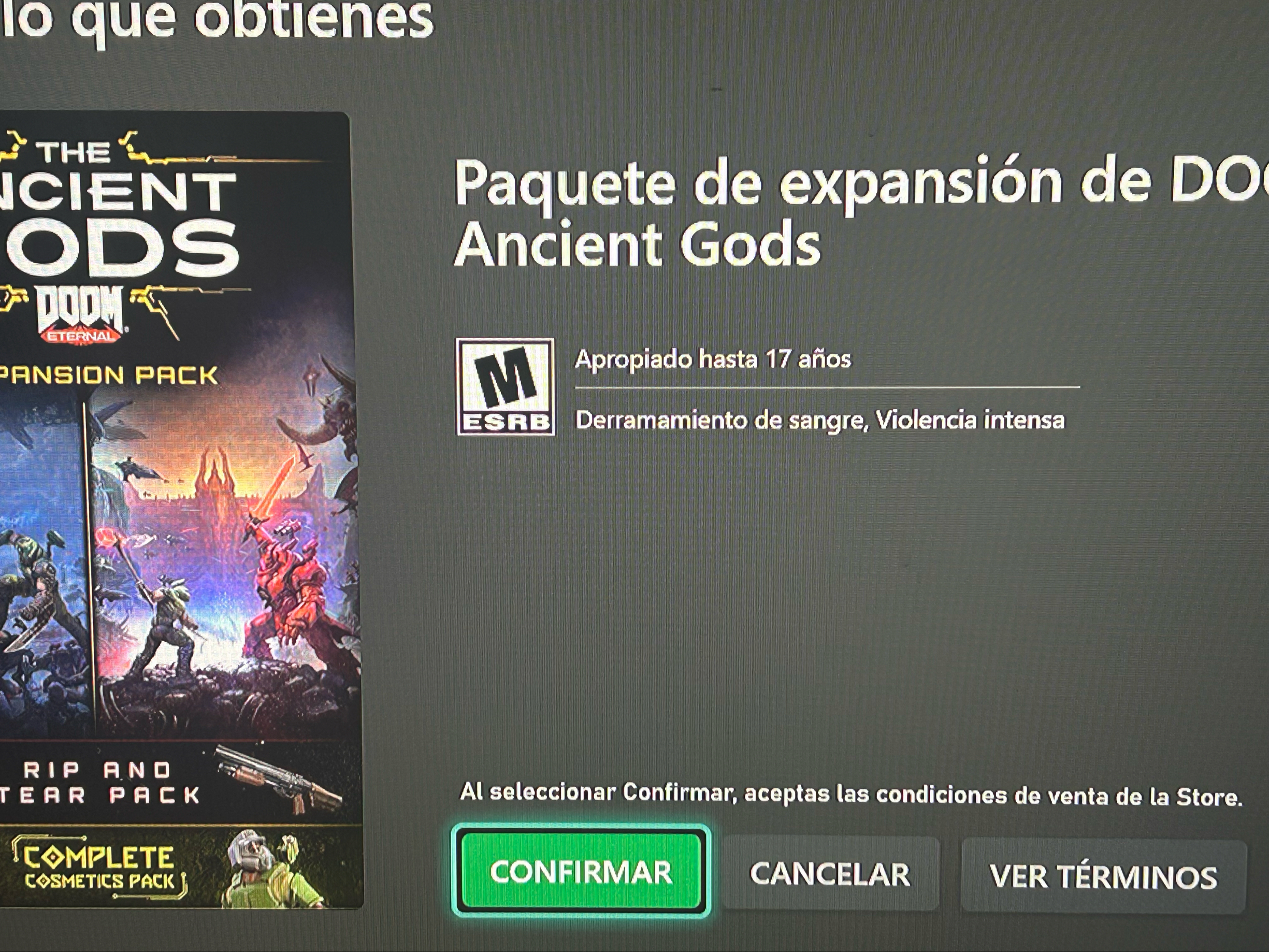 Eneba: Xbox Doom Eternal DLC The ancient gods part 1 y 2 + cosmetics