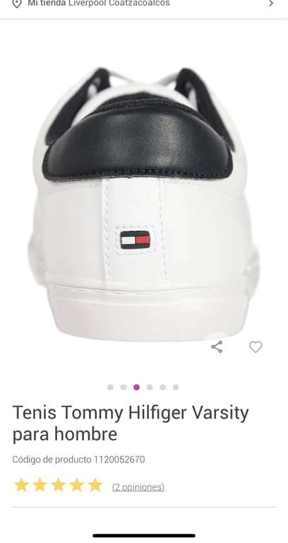 Liverpool: Tenis Tommy Hilfiger Varsity para hombre
